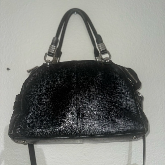 S-Zone | Black Pebble Leather Satchel - Picture 1 of 10